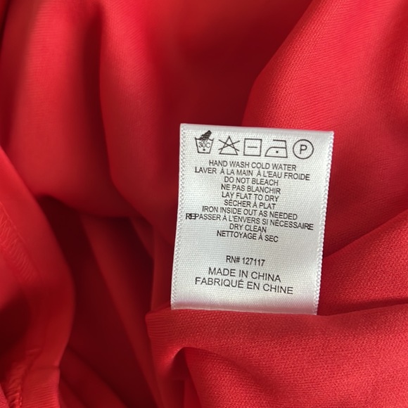 Belle Badgley Mischka Maya One Shoulder Drape Sleeve Dress - Picture 9 of 12